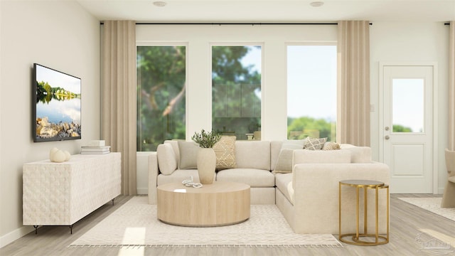 6377 Buckthorn Cir Lot 14E, Pace, FL 32571 - living room with wood finished floors