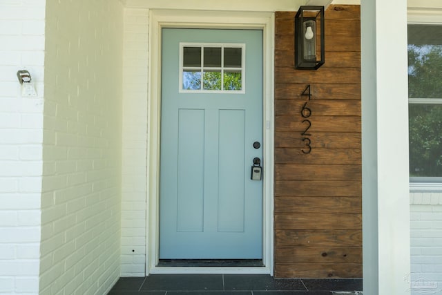 view of entrance to property