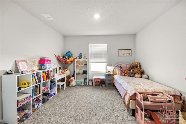 bedroom with carpet flooring
