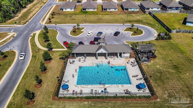 drone / aerial view