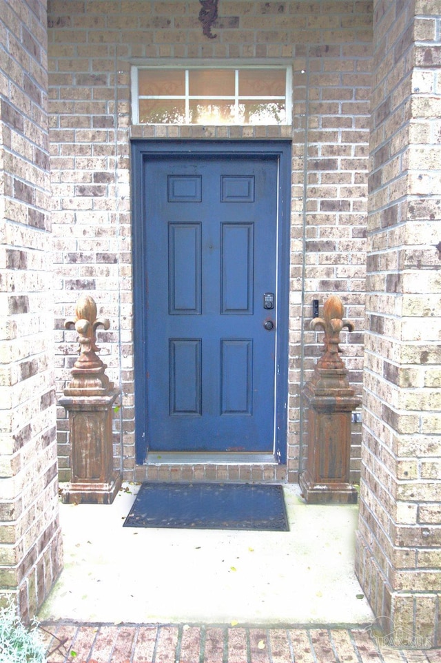5893 Chi Chi Cir, Milton, FL 32570 - property entrance featuring brick siding