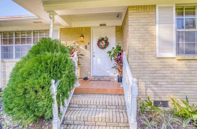 view of entrance to property