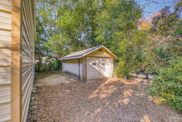 view of outbuilding