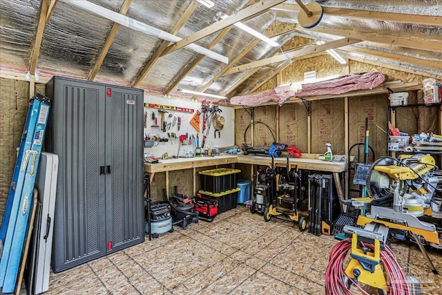 view of storage