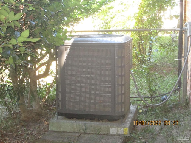 exterior details with central AC unit