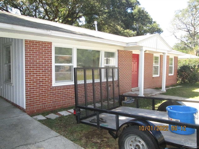 view of ranch-style house