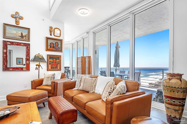 13335 Johnson Beach Rd Unit 1003, Pensacola, FL 32507 - living room with a water view and expansive windows