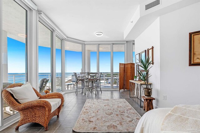 13335 Johnson Beach Rd Unit 1003, Pensacola, FL 32507 - sunroom / solarium with a water view