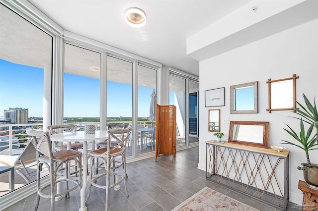 13335 Johnson Beach Rd Unit 1003, Pensacola, FL 32507 - dining space with expansive windows