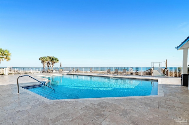 13335 Johnson Beach Rd Unit 1003, Pensacola, FL 32507 - view of swimming pool with a patio area and a water view