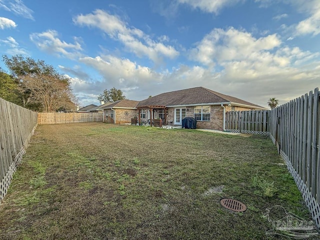 5020 Lantana Dr, Gulf Breeze, FL 32563 - back of house with brick siding
