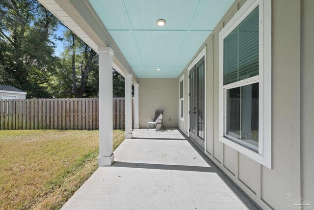 view of patio