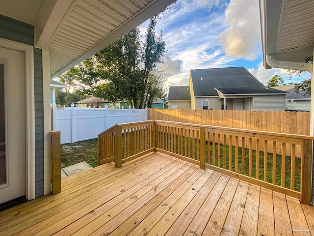 view of deck