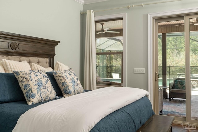 8901 Salt Grass Dr, Pensacola, FL 32526 - bedroom with access to exterior and multiple windows