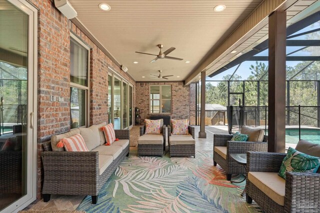 8901 Salt Grass Dr, Pensacola, FL 32526 - view of sunroom / solarium