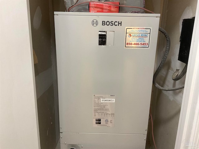 view of utility room