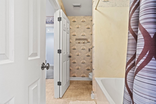 4757 Chinquapin Dr, Gulf Breeze, FL 32563 - full bathroom with toilet and tile patterned flooring
