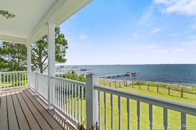 4757 Chinquapin Dr, Gulf Breeze, FL 32563 - balcony featuring a water view