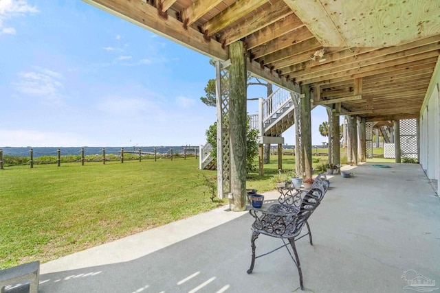 4757 Chinquapin Dr, Gulf Breeze, FL 32563 - view of patio with stairs