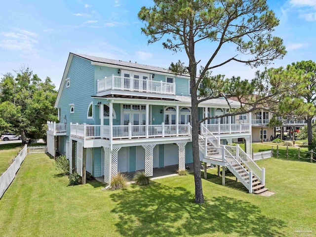 4757 Chinquapin Dr, Gulf Breeze, FL 32563 - back of house featuring a wooden deck