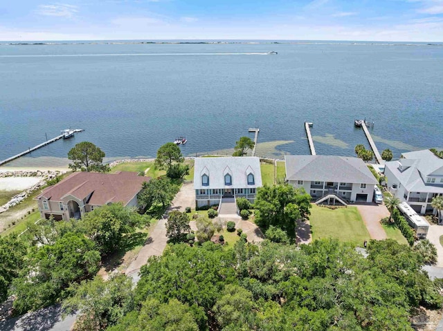 4757 Chinquapin Dr, Gulf Breeze, FL 32563 - aerial view of property and surrounding area featuring a large body of water