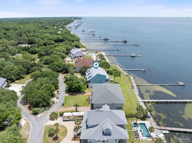 4757 Chinquapin Dr, Gulf Breeze, FL 32563 - aerial view of a nearby body of water