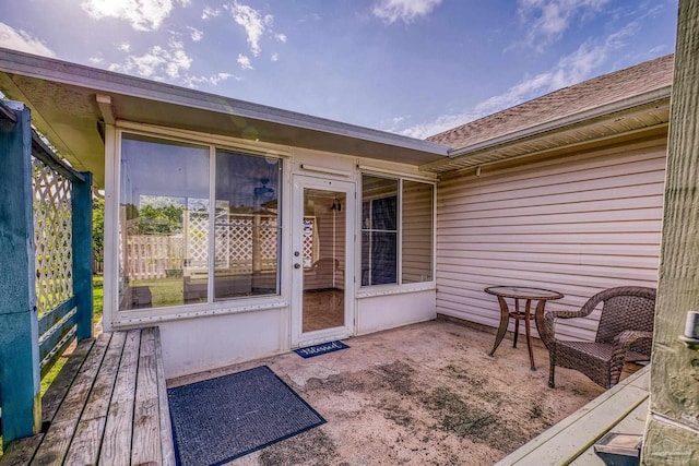 2121 Middleton Dr, Navarre, FL 32566 - doorway to property with a patio