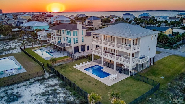 712 Maldonado Dr, Pensacola Beach, FL 32561 - birds eye view of property featuring a residential view