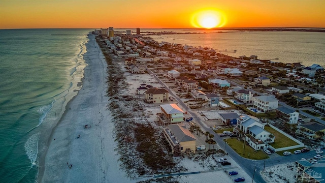 712 Maldonado Dr, Pensacola Beach, FL 32561 - aerial view featuring a beach view and a water view