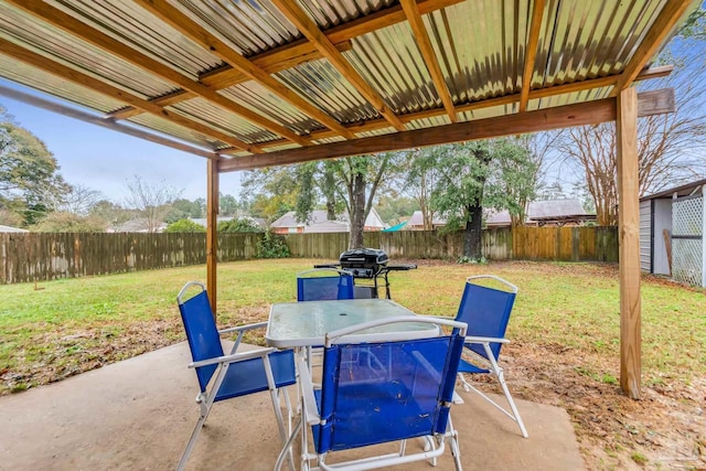 view of patio