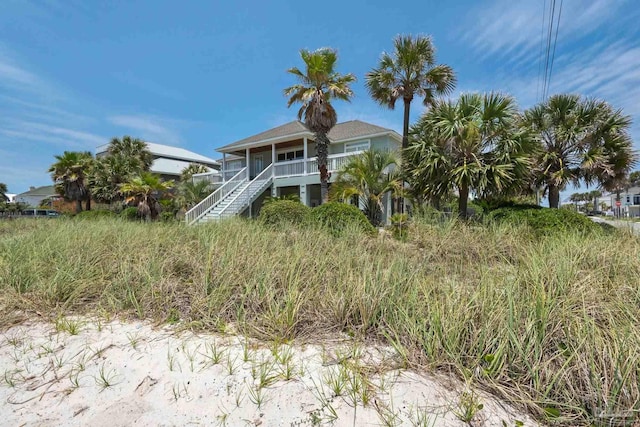 view of front of home