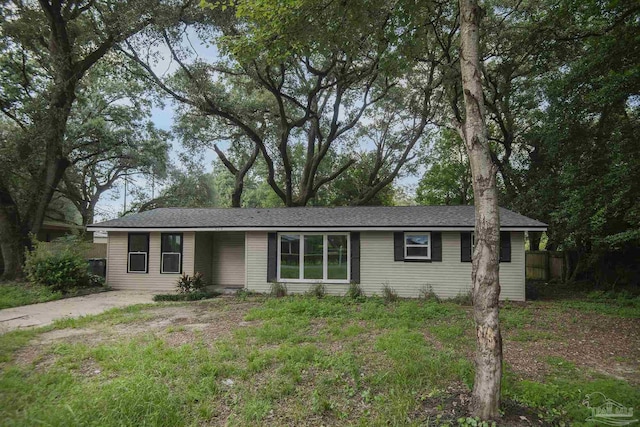 view of ranch-style house