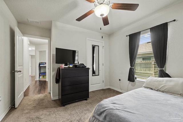 4327 Thistle Pine Ct, Pace, FL 32571 - carpeted bedroom featuring multiple windows and a ceiling fan