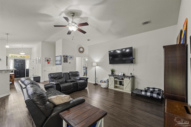 4327 Thistle Pine Ct, Pace, FL 32571 - living room with a ceiling fan and wood finished floors