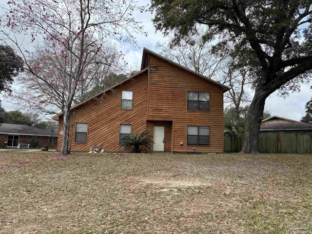 view of rear view of house