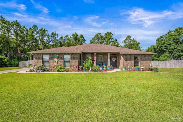 3907 Elevator Ct, Pace, FL 32571 - ranch-style home with brick siding