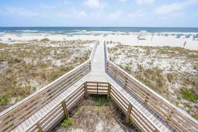 14259 Perdido Key Dr Unit 1C, Pensacola, FL 32507 - view of property's community featuring a view of the beach and a water view