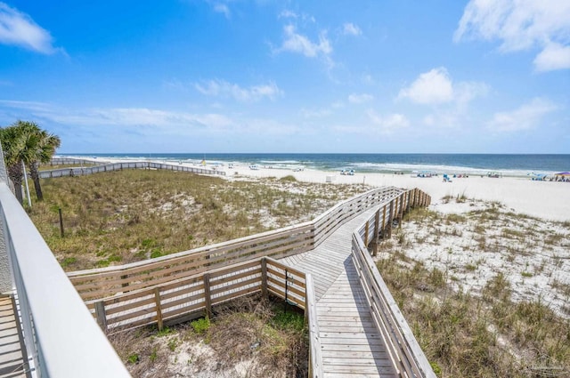 14259 Perdido Key Dr Unit 1C, Pensacola, FL 32507 - view of water feature featuring a view of the beach