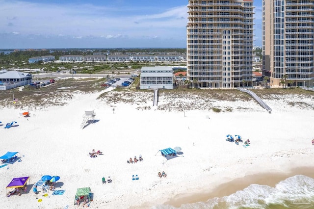 14259 Perdido Key Dr Unit 1C, Pensacola, FL 32507 - birds eye view of property featuring a view of the beach and a water view
