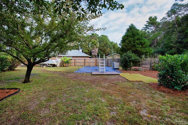 view of yard featuring a patio area