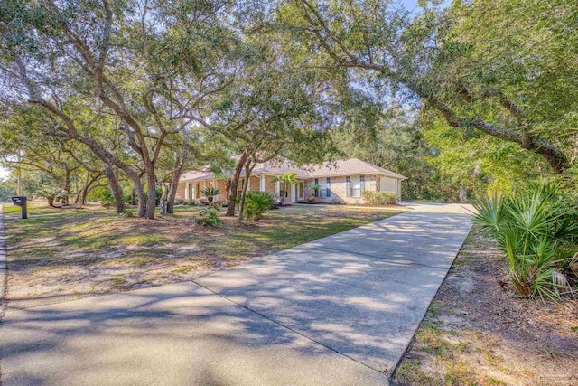 view of ranch-style house