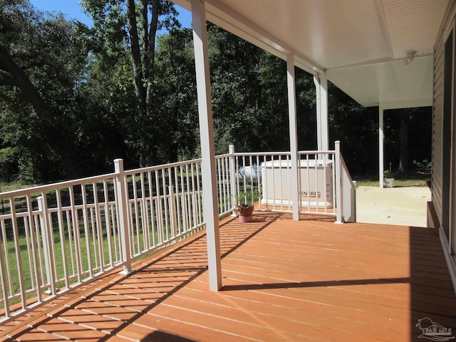 view of deck