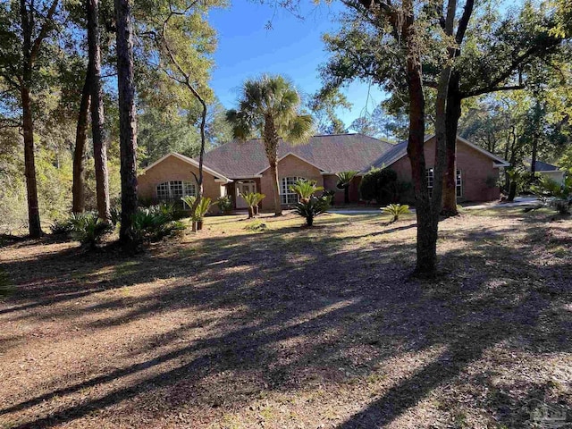 view of ranch-style home