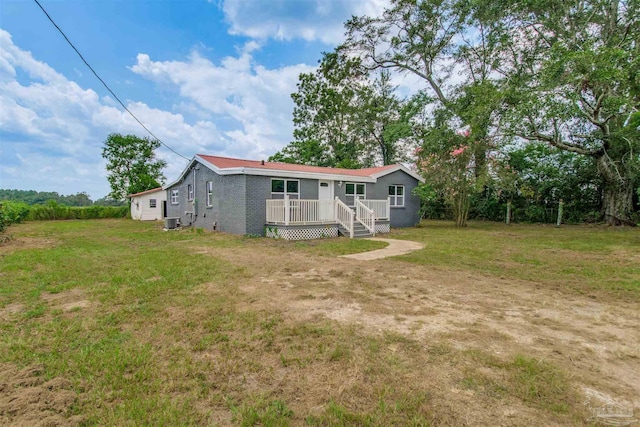 2511 Green Village Rd, Walnut Hill, FL 32568 - view of yard featuring central AC