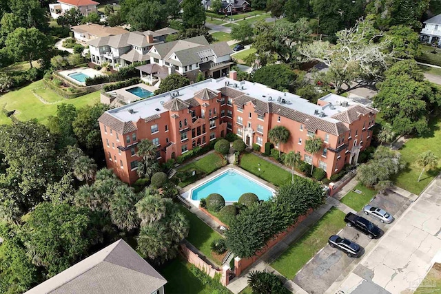 2007 E Gadsden St Unit 102, Pensacola, FL 32501 - drone / aerial view of a pool