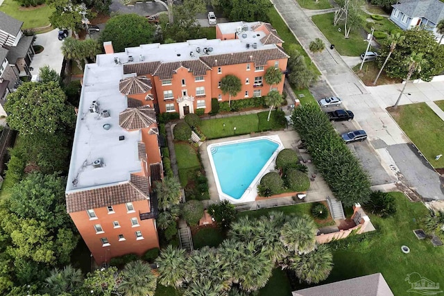 2007 E Gadsden St Unit 102, Pensacola, FL 32501 - bird's eye view of a pool area