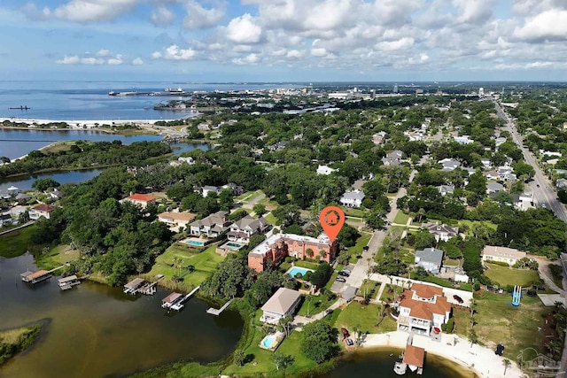 2007 E Gadsden St Unit 102, Pensacola, FL 32501 - view of property location featuring a nearby body of water and nearby suburban area