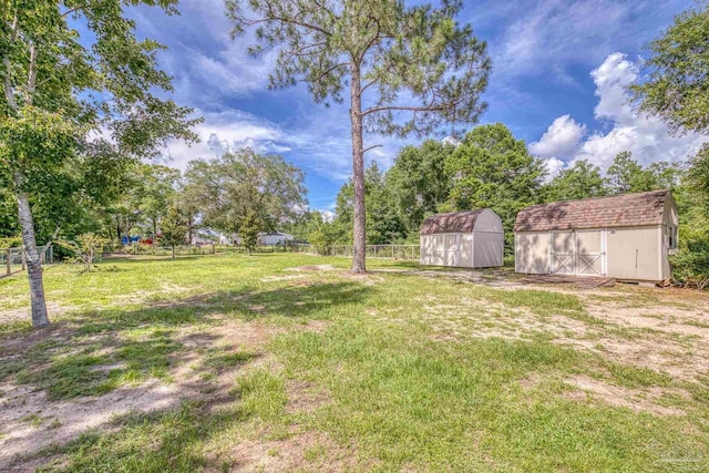 8114 Silver Maple Dr, Milton, FL 32583 - view of yard with a storage unit