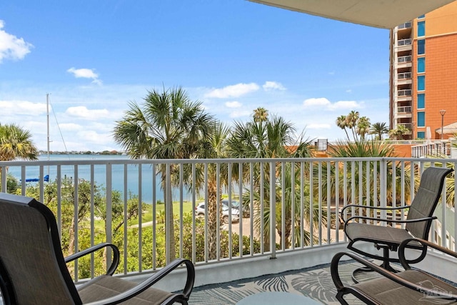 751 Pensacola Beach Blvd Unit 2F, Pensacola Beach, FL 32561 - balcony featuring a water view