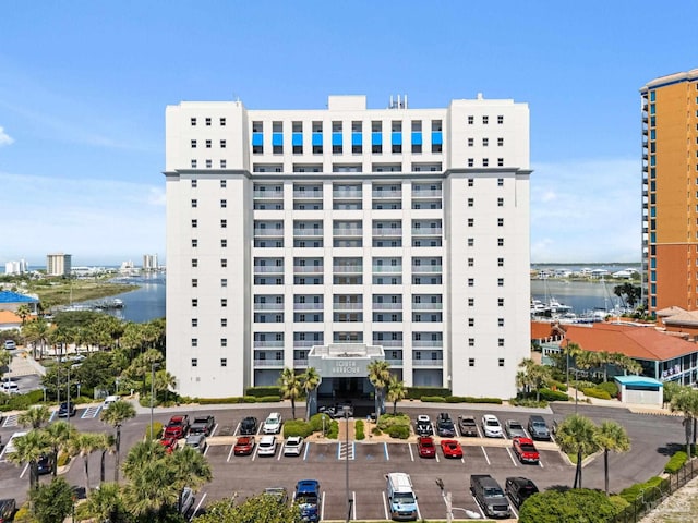 751 Pensacola Beach Blvd Unit 2F, Pensacola Beach, FL 32561 - view of property with a water view and uncovered parking